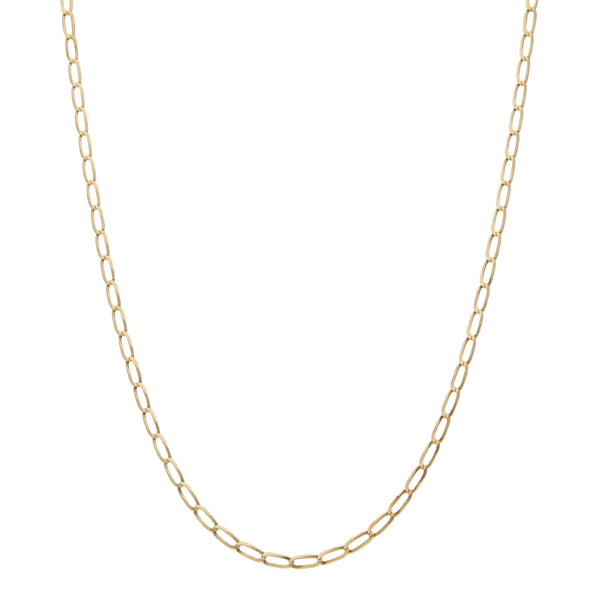 Collar eslabón encontrado en oro amarillo 14 kilates.