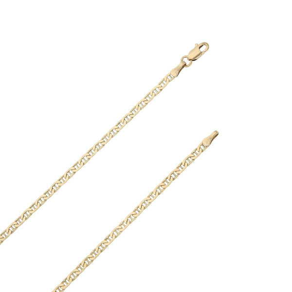 Gargantilla eslabón nudo marino en oro amarillo 14 kilates.