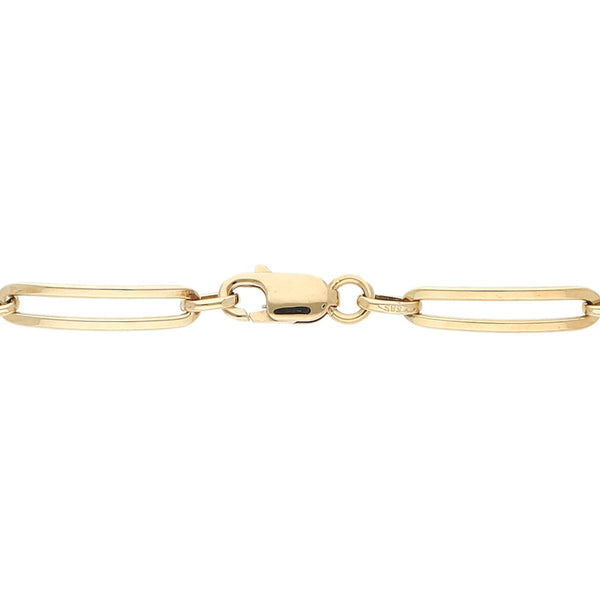 Pulsera eslabón articulado en oro amarillo 14 kilates.