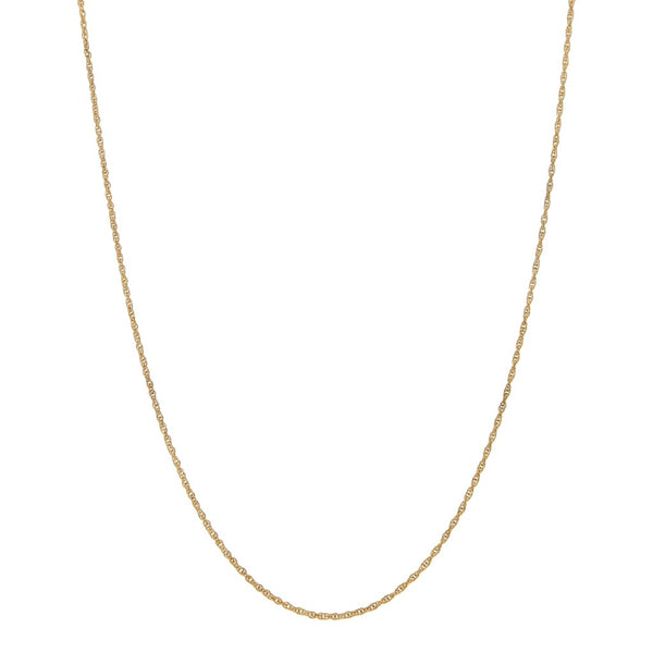 Collar eslabón tejido en oro amarillo 18 kilates.