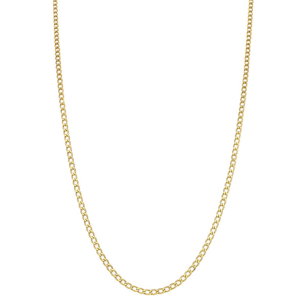 Collar eslabón encontrado en oro amarillo 14 kilates.