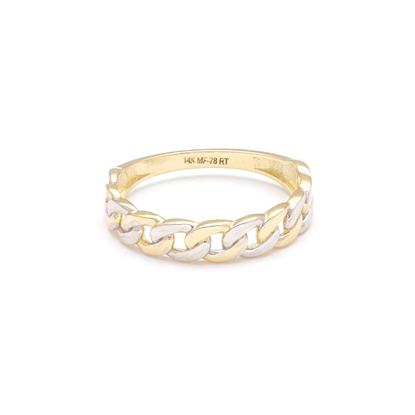 Anillo calado en oro amarillo 14 kilates.
