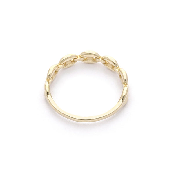 Anillo diseño especial en oro amarillo 14 kilates.