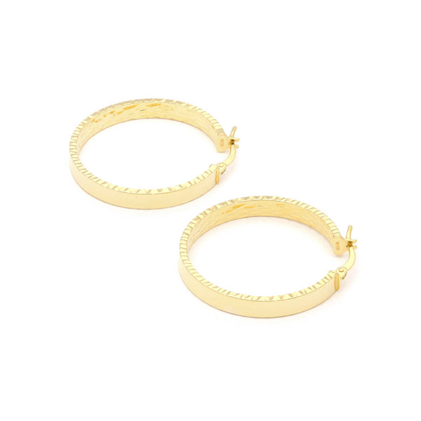 Arracadas diseño especial en oro amarillo 14 kilates.