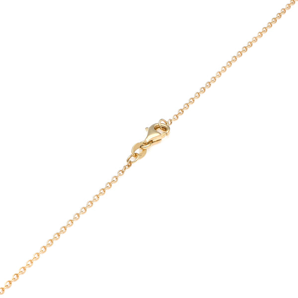 Juego de aretes diseño especial y gargantilla eslabón cruzado con aplicaciones y sintéticos motivo corazón en oro amarillo 14 kilates.