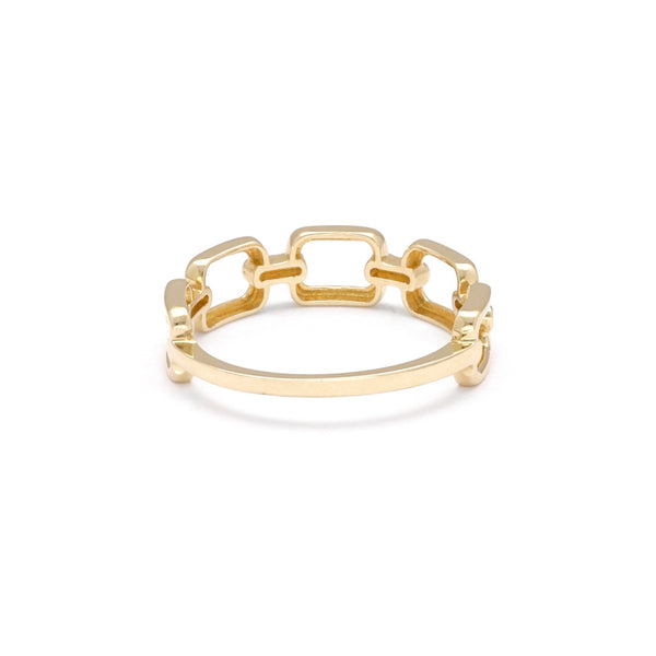 Anillo calado en oro amarillo 14 kilates.
