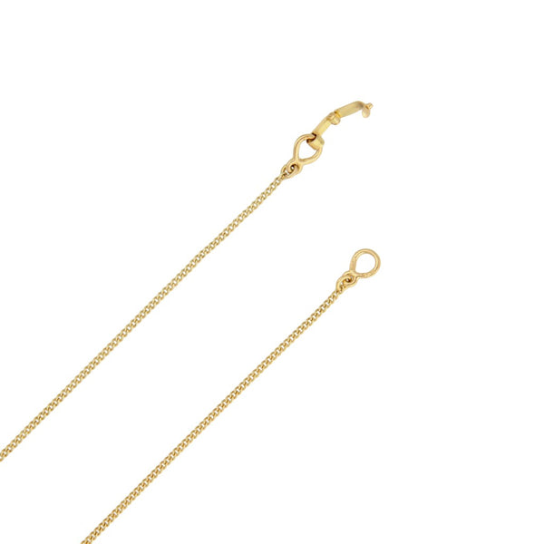 Collar eslabón encontrado firma Tane en oro amarillo 18 kilates.