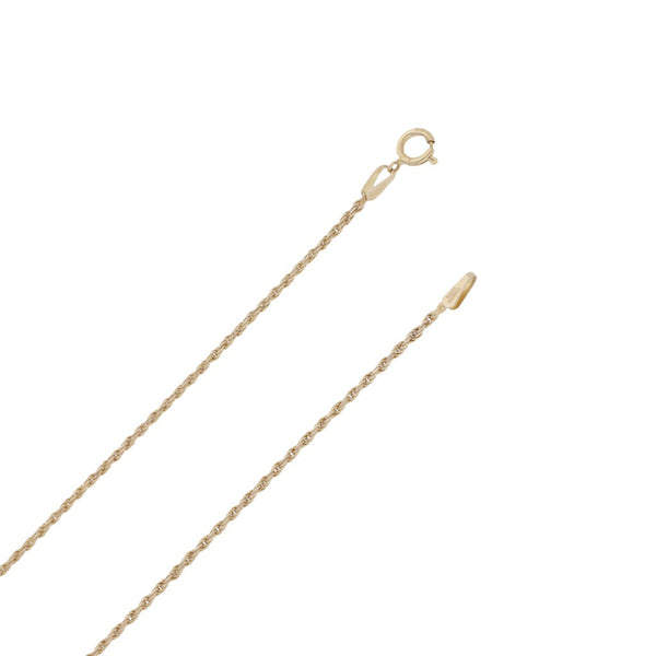Collar eslabón torzal en oro amarillo 14 kilates.