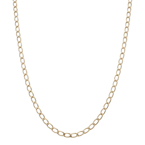 Collar eslabón encontrado en oro amarillo 14 kilates.