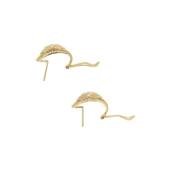 Juego de Anillo y aretes diseño especial con sintéticos en oro amarillo 14 kilates.