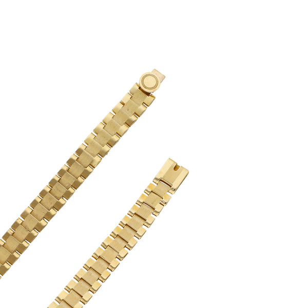 Gargantilla eslabón articulado en oro amarillo 14 kilates.