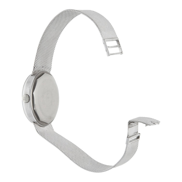 Reloj Patek Philippe para caballero modelo Calatrava en oro blanco 18 kilates.