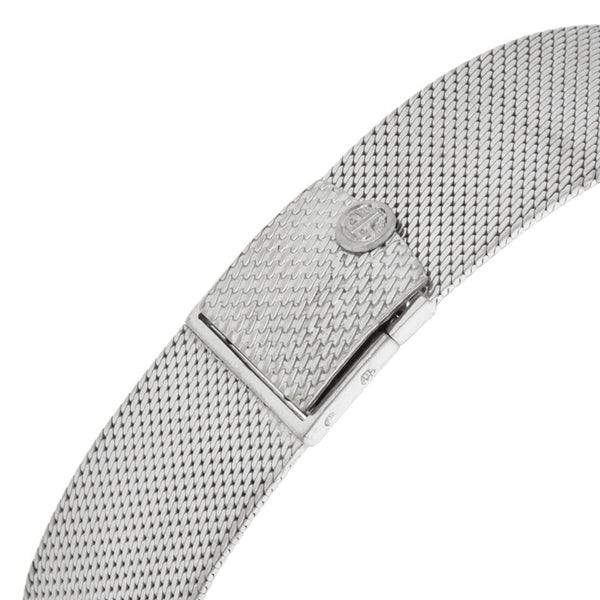 Reloj Patek Philippe para caballero modelo Calatrava en oro blanco 18 kilates.