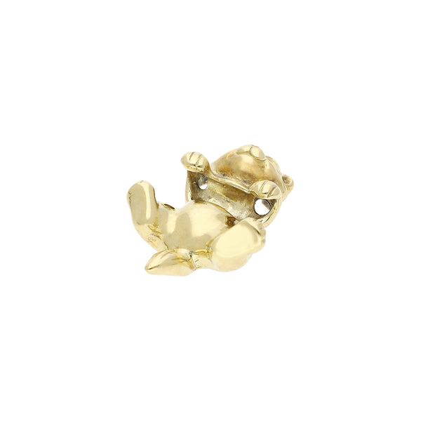 Dije diseño especial motivo gato en oro amarillo 14 kilates.