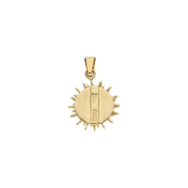 Dije diseño especial en oro amarillo 18 kilates.