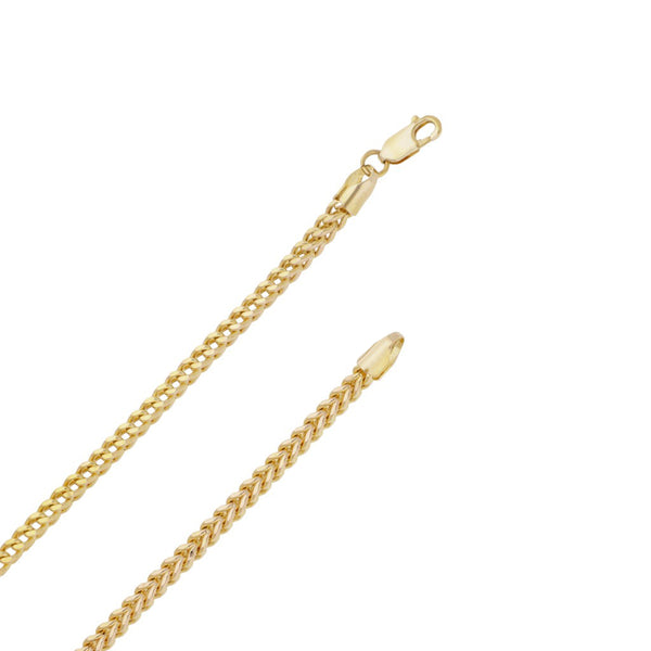 Gargantilla eslabón articulado en oro amarillo 14 kilates.
