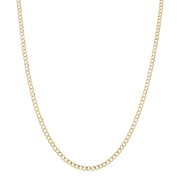 Collar eslabón encontrado en oro amarillo 14 kilates.