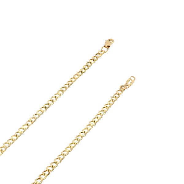 Collar eslabón encontrado en oro amarillo 14 kilates.