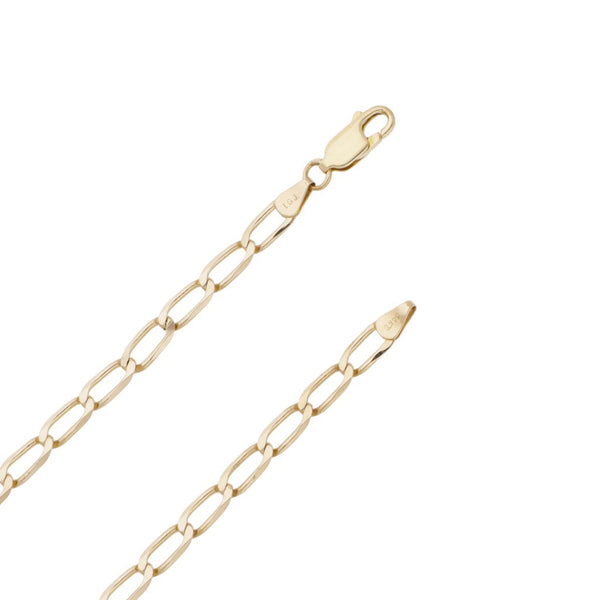 Collar eslabón encontrado en oro amarillo 14 kilates.