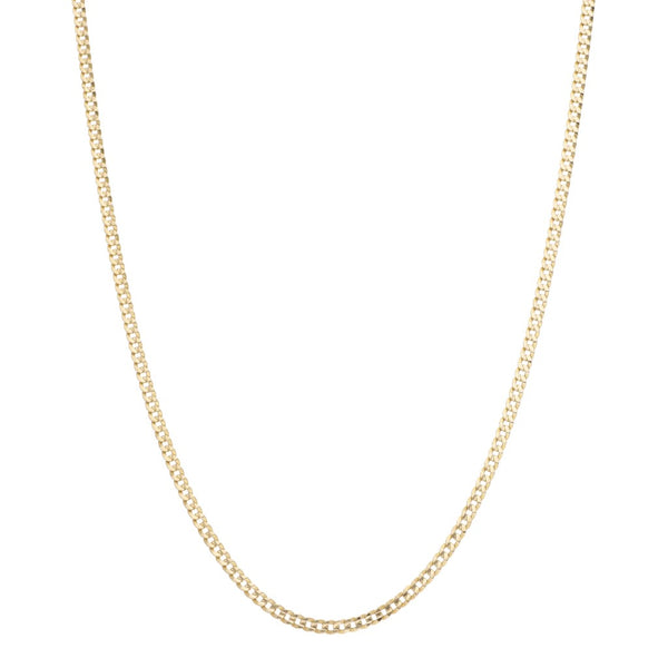Collar eslabón encontrado en oro amarillo 14 kilates.
