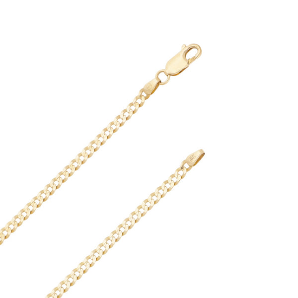 Collar eslabón encontrado en oro amarillo 14 kilates.