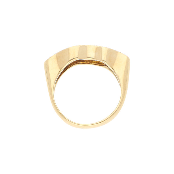 Anillo barroco en oro amarillo 18 kilates.