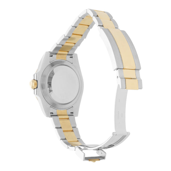 Reloj Rolex para caballero modelo Oyster Perpetual Date Submariner vistas oro 18 kilates.