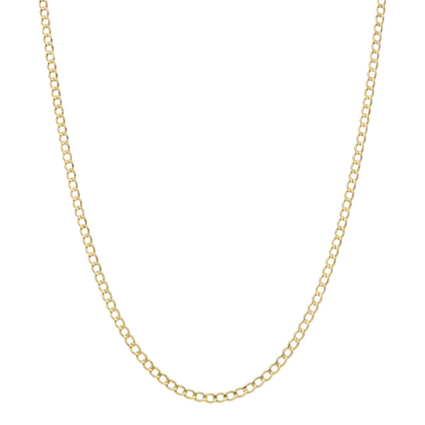 Collar eslabón encontrado en oro amarillo 14 kilates.