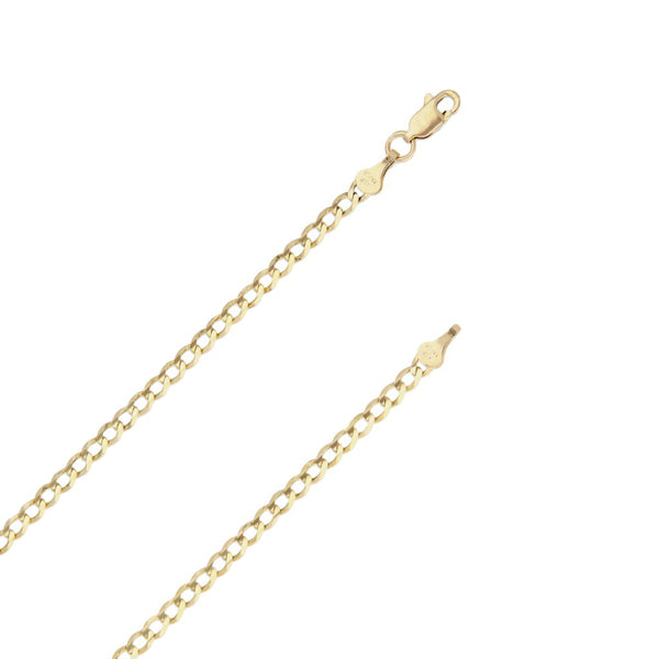 Collar eslabón encontrado en oro amarillo 14 kilates.