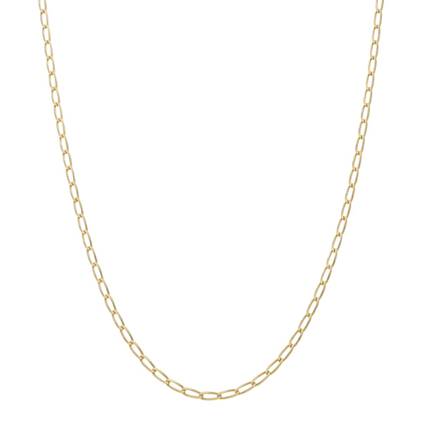 Collar eslabón encontrado en oro amarillo 14 kilates.
