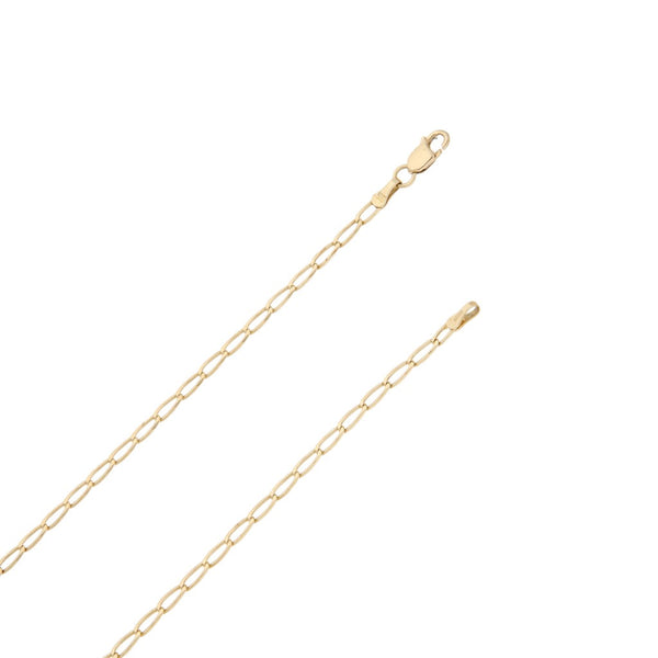 Collar eslabón encontrado en oro amarillo 14 kilates.