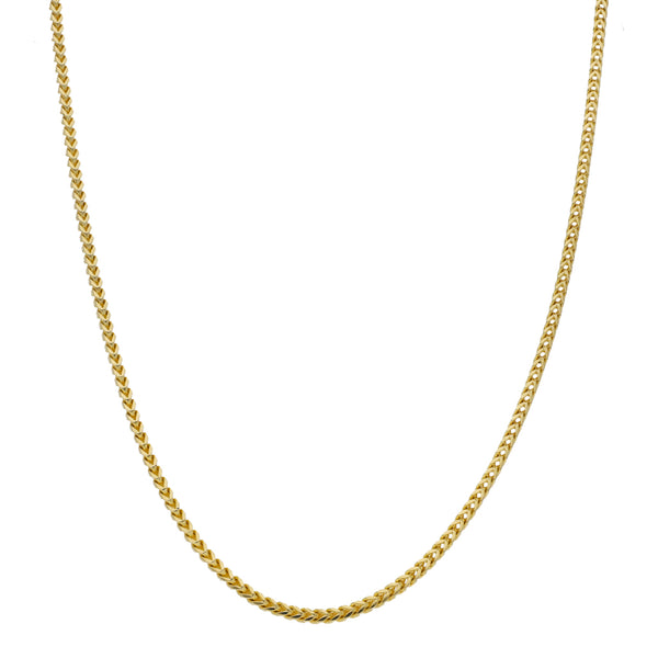Collar eslabón articulado en oro amarillo 14 kilates.
