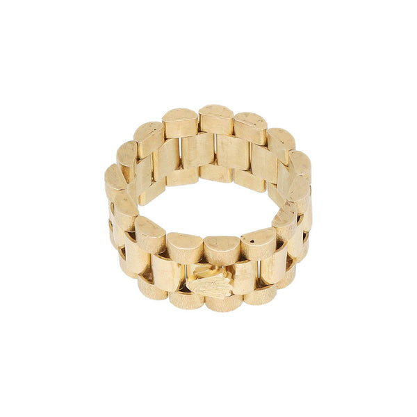 Argolla articulada en oro amarillo 12 kilates.
