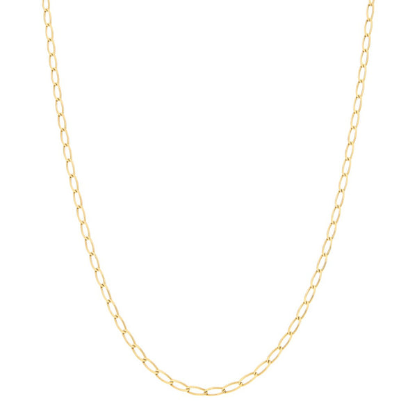 Collar eslabón encontrado en oro amarillo 14 kilates.