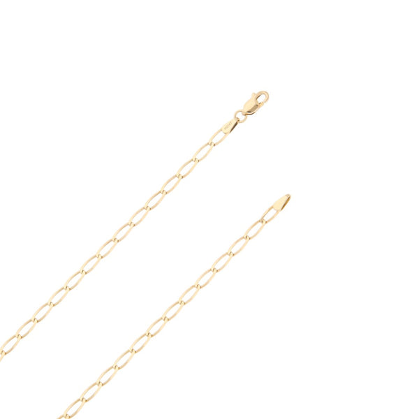 Collar eslabón encontrado en oro amarillo 14 kilates.