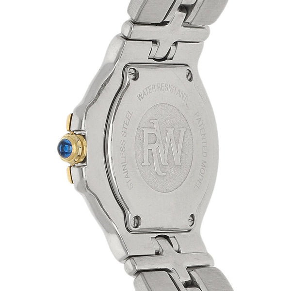 Reloj Raymond Weil para dama modelo Parsifal bisel en oro amarillo 18 kilates.