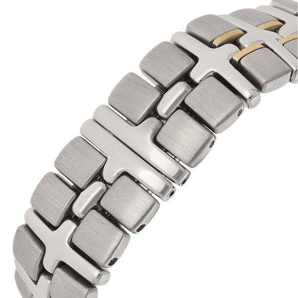 Reloj Raymond Weil para dama modelo Parsifal bisel en oro amarillo 18 kilates.