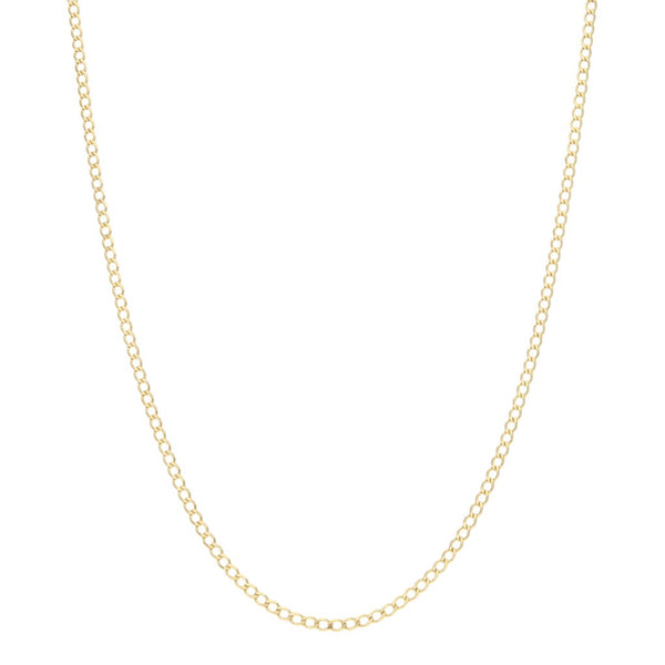Collar eslabón encontrado en oro amarillo 14 kilates.