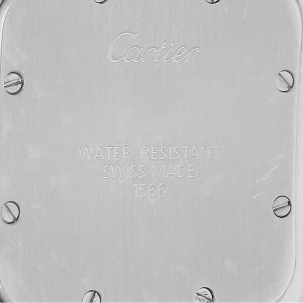 Reloj Cartier para caballero modelo Santos Galbée vistas en oro amarillo 18 kilates.