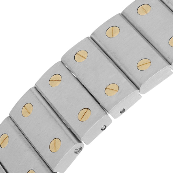 Reloj Cartier para caballero modelo Santos Galbée vistas en oro amarillo 18 kilates.