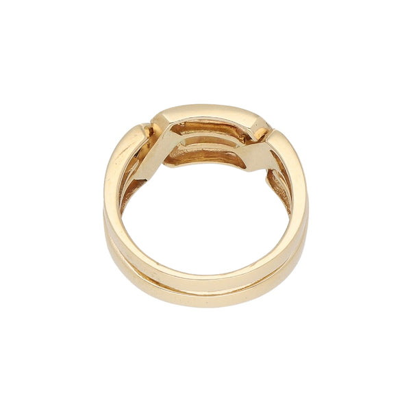 Anillo diseño especial en oro amarillo 14 kilates.