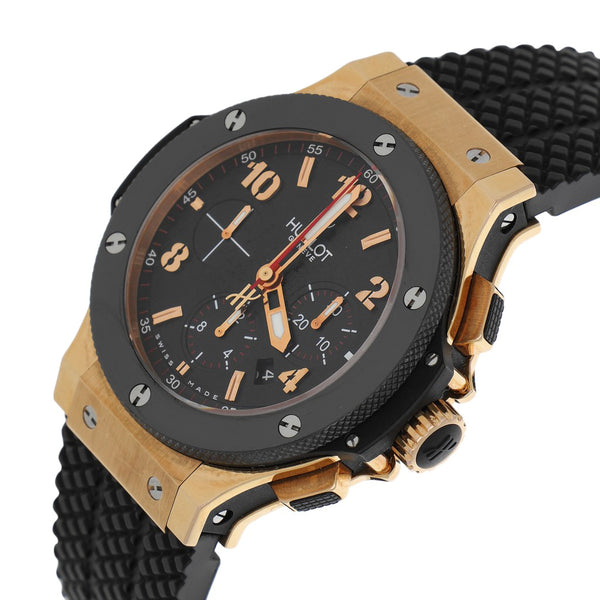 Reloj Hublot para caballero modelo Big Bang vistas en oro amarillo 18 kilates.