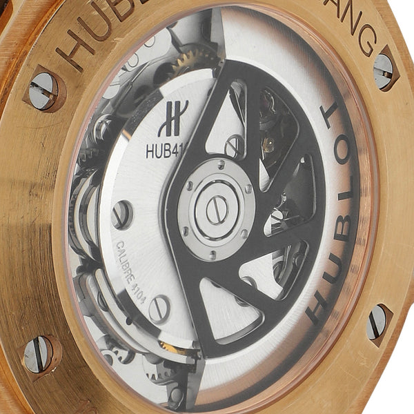 Reloj Hublot para caballero modelo Big Bang vistas en oro amarillo 18 kilates.