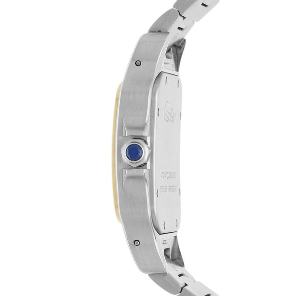Reloj Cartier para caballero modelo Santos Galbée vistas oro amarillo 18 kilates.