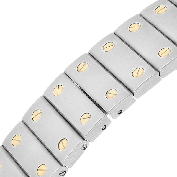 Reloj Cartier para caballero modelo Santos Galbée vistas oro amarillo 18 kilates.