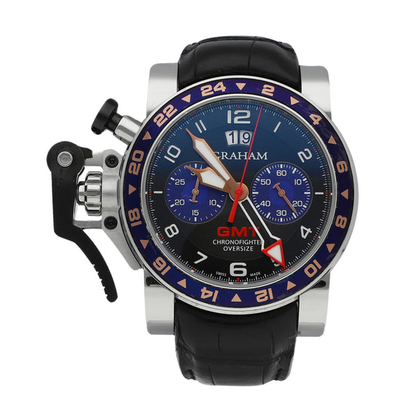 Reloj Graham para caballero modelo Chronofighter Oversize GMT.