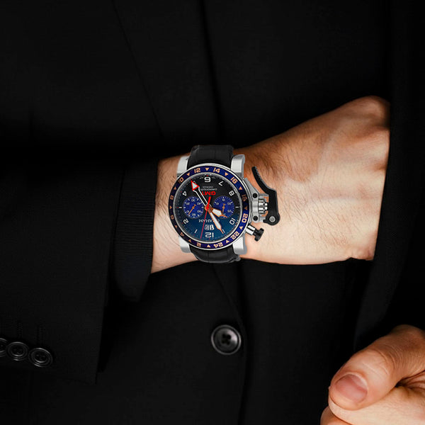 Reloj Graham para caballero modelo Chronofighter Oversize GMT.