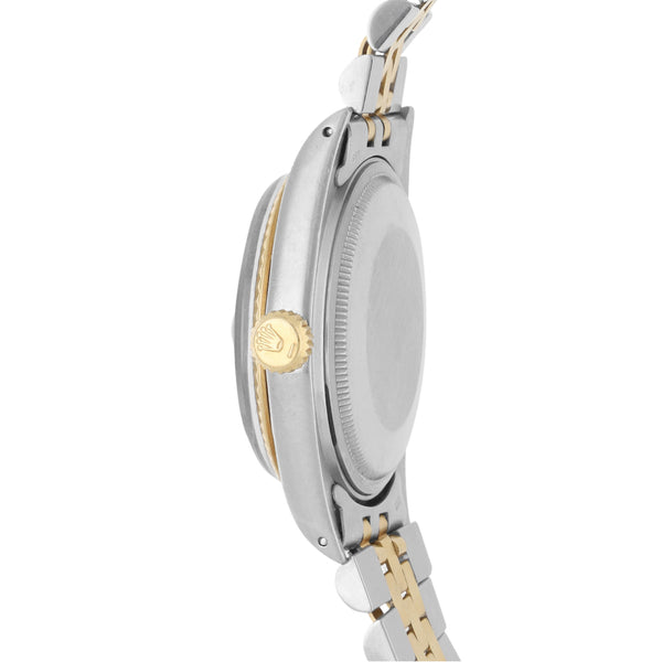 Reloj Rolex para caballero modelo Oyster Perpetual DateJust vistas en oro amarillo 18 kilates.