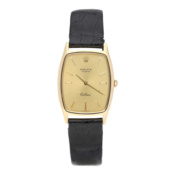 Reloj Rolex para caballero/unisex modelo Cellini caja en oro amarillo 18 kilates.