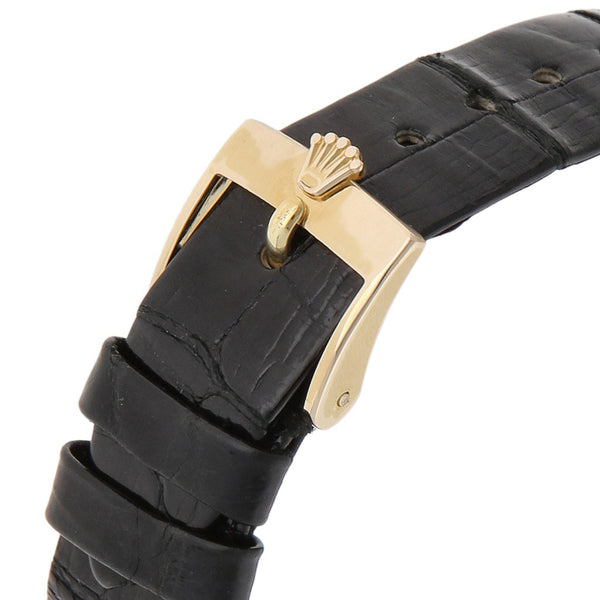 Reloj Rolex para caballero/unisex modelo Cellini caja en oro amarillo 18 kilates.